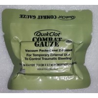 Гемостатик QuikClot® Combat Gauze® Z-Folded (Military)  2027/03